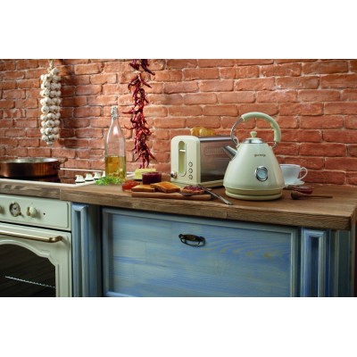 Електрочайник Gorenje 1.7л, пластик, бежевий (K17CLI)