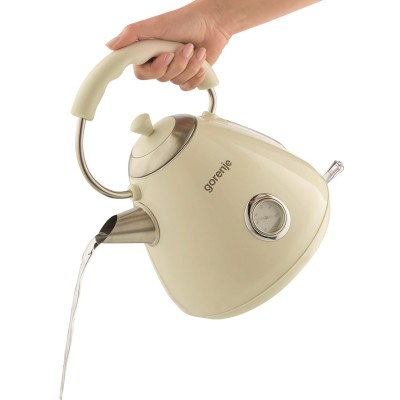 Електрочайник Gorenje 1.7л, пластик, бежевий (K17CLI)