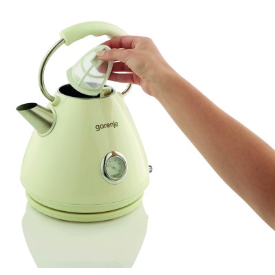 Електрочайник Gorenje 1.7л, пластик, бежевий (K17CLI)
