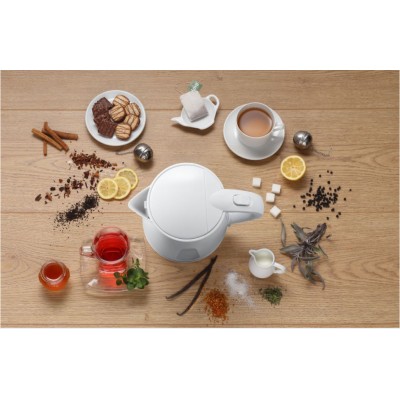 Електрочайник Gorenje 1.7л, пластик, білий (K17WE)