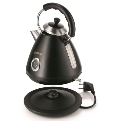 Електрочайник Gorenje 1.7л, пластик, чорний (K17CLBK)