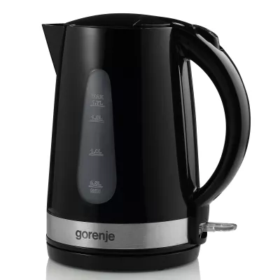 Електрочайник Gorenje, 1,7л, пластик, чорний (K17BK)