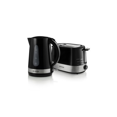 Електрочайник Gorenje, 1,7л, пластик, чорний (K17BK)