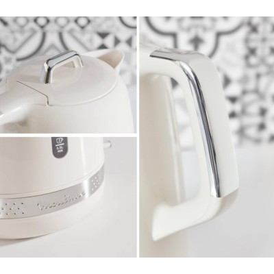 Електрочайник Moulinex Soleil 1.7л, Strix, пластик, бежевий (BY320A10)