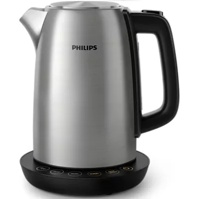 Електрочайник Philips Avance Collection 1.7л, 4 темп.реж, метал (HD9359/90)