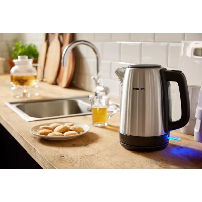 Електрочайник Philips Daily Collection 1.7л, метал (HD9350/90)
