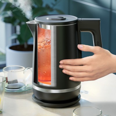 Електрочайник Philips Double Walled Kettle, 1.7л, Strix, з подвійними стінками, чорний (HD9395/90)
