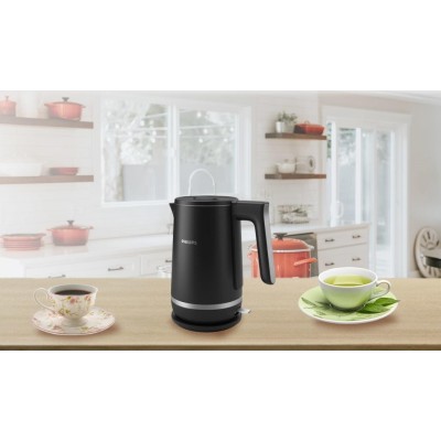 Електрочайник Philips Double Walled Kettle, 1.7л, Strix, з подвійними стінками, чорний (HD9395/90)