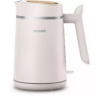 Електрочайник Philips Eco Conscious Edition, 1.7л, екопластик, LED підсвітка, звуковий сигнал, білий матовий (HD9365/10)