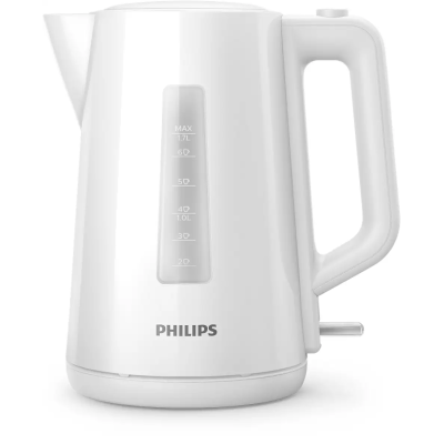 Електрочайник Philips Series 3000 1.7л, пластик, білий (HD9318/00)