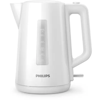 Електрочайник Philips Series 3000 1.7л, пластик, білий (HD9318/00)