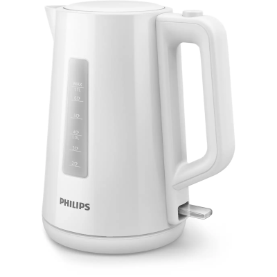 Електрочайник Philips Series 3000 1.7л, пластик, білий (HD9318/00)
