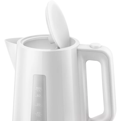 Електрочайник Philips Series 3000 1.7л, пластик, білий (HD9318/00)