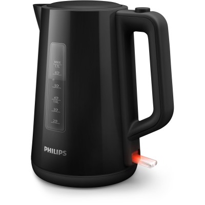 Електрочайник Philips Series 3000 1.7л, пластик, чорний (HD9318/20)
