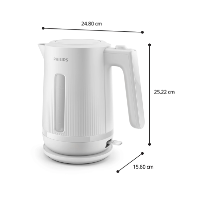 Електрочайник Philips Series 3000, Strix, пластик, білий (HD9411/00)