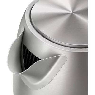 Електрочайник Philips Viva Collection 1.7л, LED підсвітка, сріблясто-чорний (HD9353/90)