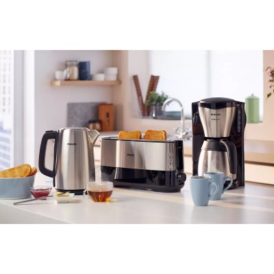 Електрочайник Philips Viva Collection 1.7л, метал (HD9351/90)