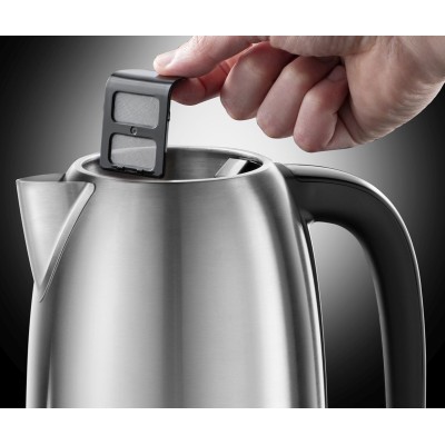 Електрочайник Russell Hobbs Adventure 1.7л, метал, сріблясто-чорний (23912-70)
