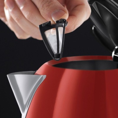 Електрочайник Russell Hobbs Colours Plus 1.7л, метал, червоно-чорний (20412-70)