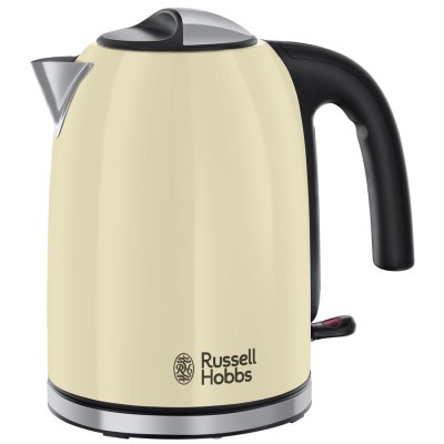 Електрочайник Russell Hobbs Colours Plus Classic 1.7л, метал, бежево-чорний (20415-70)