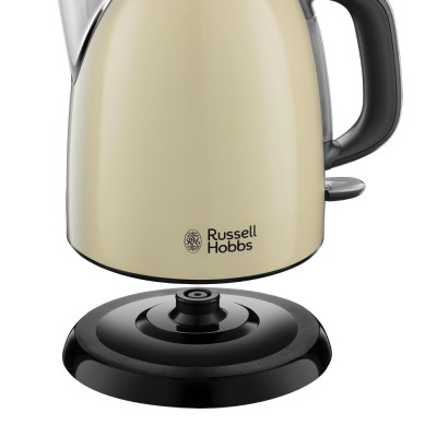 Електрочайник Russell Hobbs Colours Plus Mini 1л, метал, бежево-чорний (24994-70) Електрочайник Russell Hobbs Colours Plus Mini 1л, метал, бежево-чорний (24994-70)