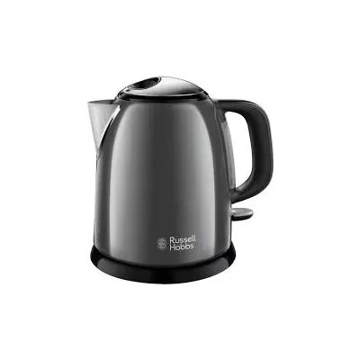 Електрочайник Russell Hobbs Colours Plus Mini, 1л, метал , сірий (24993-70)