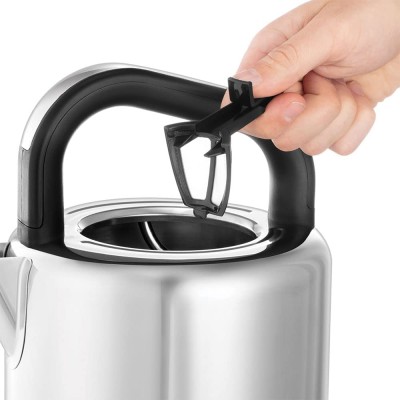 Електрочайник Russell Hobbs Distinctions Black 1.5л, Strix, метал, сріблясто-синій (26421-70)