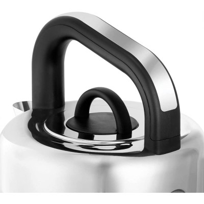 Електрочайник Russell Hobbs Distinctions Black 1.5л, Strix, метал, сріблясто-синій (26421-70)