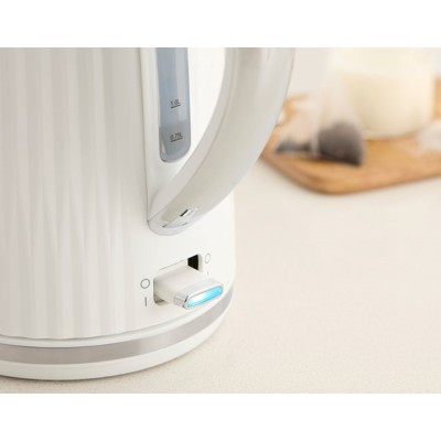 Електрочайник Russell Hobbs Eden, 1.7л, нержавіюча сталь, пластик, білий (27360-70) Електрочайник Russell Hobbs Eden, 1.7л, нержавіюча сталь, пластик, білий (27360-70)