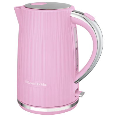 Електрочайник Russell Hobbs Eden, 1.7л, нержавіюча сталь, пластик, малиновий (27362-70)