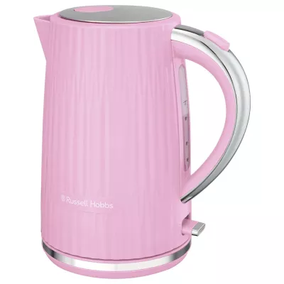 Електрочайник Russell Hobbs Eden, 1.7л, нержавіюча сталь, пластик, малиновий (27362-70)