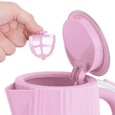 Електрочайник Russell Hobbs Eden, 1.7л, нержавіюча сталь, пластик, малиновий (27362-70) Електрочайник Russell Hobbs Eden, 1.7л, нержавіюча сталь, пластик, малиновий (27362-70)