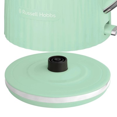 Електрочайник Russell Hobbs Eden, 1.7л, нержавіюча сталь, пластик, фісташковий (27364-70)