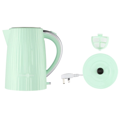 Електрочайник Russell Hobbs Eden, 1.7л, нержавіюча сталь, пластик, фісташковий (27364-70)