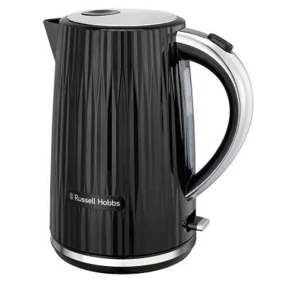Електрочайник Russell Hobbs Eden, 1.7л, нержавіюча сталь, пластик, чорний (27361-70)