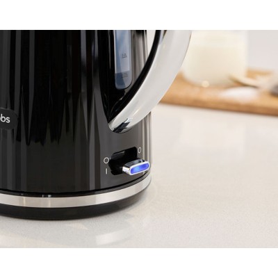 Електрочайник Russell Hobbs Eden, 1.7л, нержавіюча сталь, пластик, чорний (27361-70)