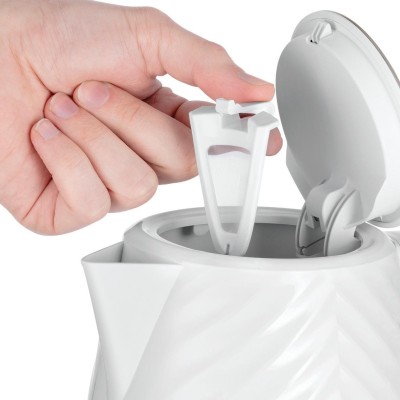 Електрочайник Russell Hobbs Groove White 1.7л, Strix, пластик, білий (26381-70)