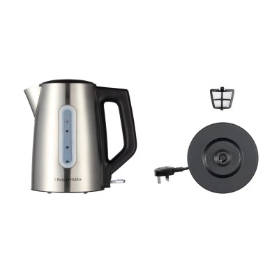 Електрочайник Russell Hobbs Heaton, 1.7л, нержавіюча сталь, сріблясто-чорний (27380-70) Електрочайник Russell Hobbs Heaton, 1.7л, нержавіюча сталь, сріблясто-чорний (27380-70)