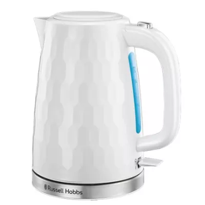 Електрочайник Russell Hobbs Honeycomb 1.7л, пластик, білий (26050-70)