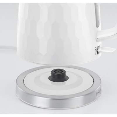 Електрочайник Russell Hobbs Honeycomb 1.7л, пластик, білий (26050-70)