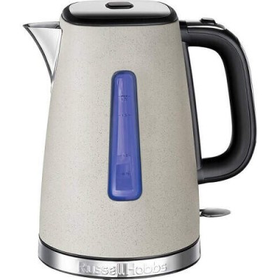 Електрочайник Russell Hobbs Luna Stone, 1.7л, метал, під камінь, бежевий (26960-70)