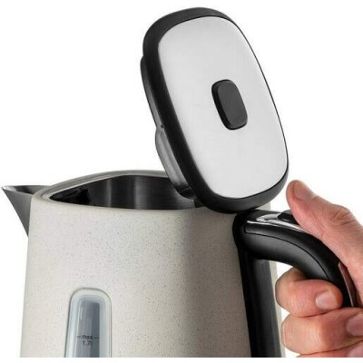 Електрочайник Russell Hobbs Luna Stone, 1.7л, метал, під камінь, бежевий (26960-70)