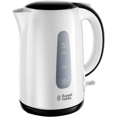 Електрочайник Russell Hobbs My Breakfast 1.7л, пластик, біло-чорний (25070-70)