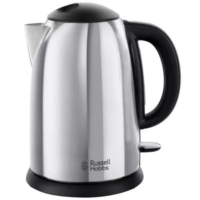 Електрочайник Russell Hobbs Victory, 1.7л, метал, сріблясто-чорний (23930-70)