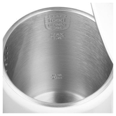 Електрочайник Sencor 1.7л, Strix, LED дисплей, подвійні стінки, сенс. керування, білий (SWK0950WH)