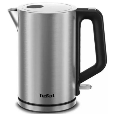 Електрочайник Tefal Bronx Electric 1.7л, нерж. сталь, сірий (KI513D10)