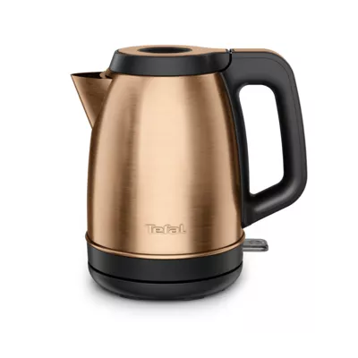 Електрочайник Tefal Coppertinto 1.7л, Strix, нержавіюча сталь, бронзовий (KI280G10)