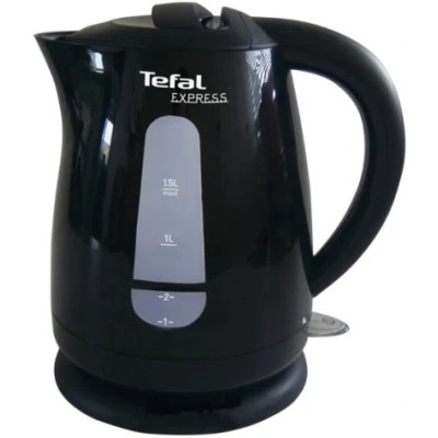 Електрочайник Tefal Express 1.5л, пластик, чорний глянець (KO299830) Електрочайник Tefal Express 1.5л, пластик, чорний глянець (KO299830)