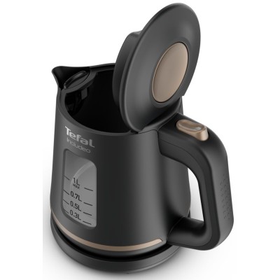 Електрочайник Tefal Includeo 1л, пластик, чорний (KI533811)