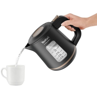 Електрочайник Tefal Includeo 1л, пластик, чорний (KI533811)